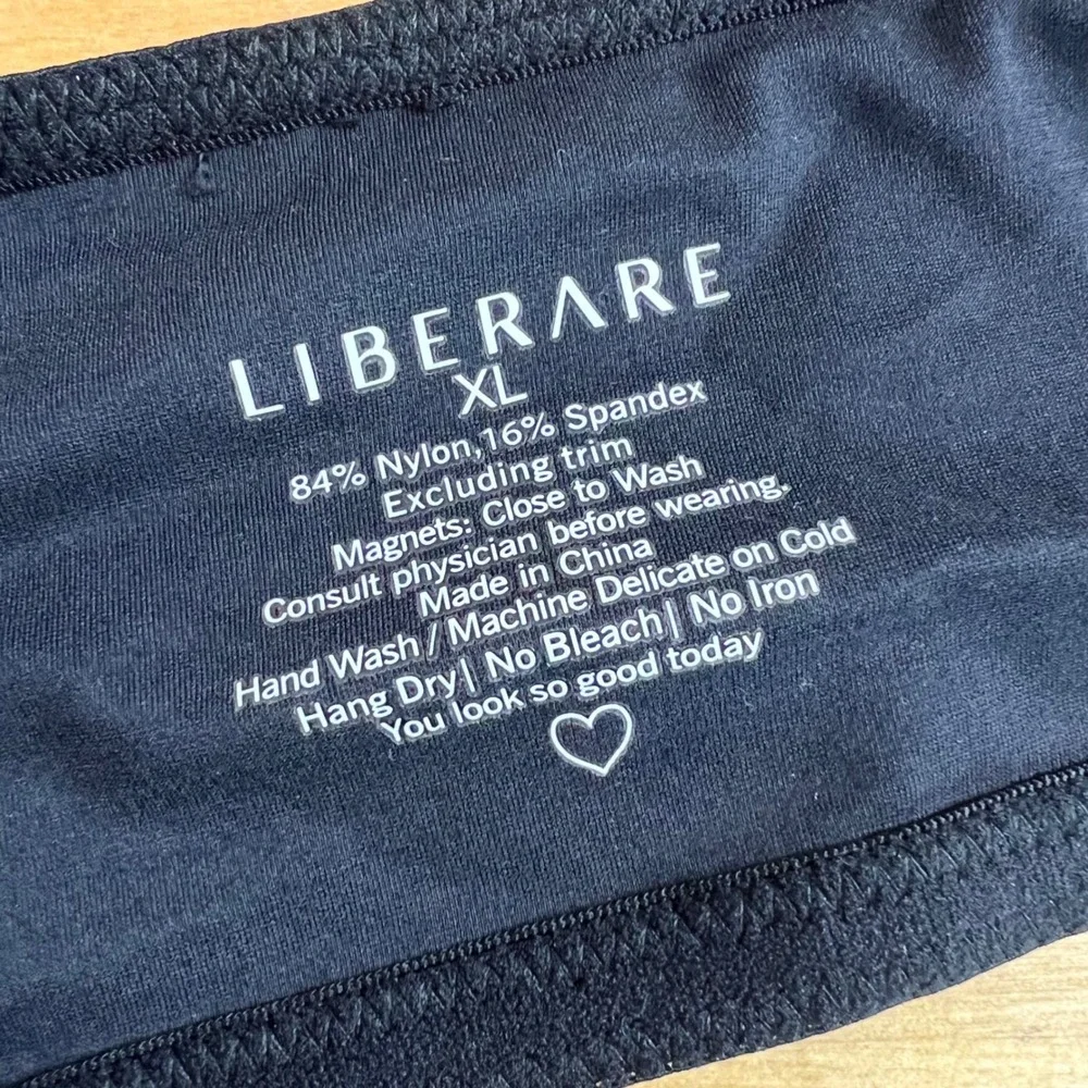 Liberare Black Lace Front Magnetic Closure Wireless‎ Bralette Adaptive Bra XL